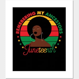 Juneteenth Womens Black King Nutritional Posters and Art
